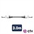 Cabo Guitarra Jack 6.3mm Mono Macho/Macho 3m QTX CJACKGUITAR-3 - imagem 2