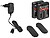 Motorola T82 Pack 2 Rádio Comunicadores - 16 Canais PMR446 + 121 Códigos - Alcance até 10km - Autonomia até 18h - Cor Preto/Vermelho - imagem 2