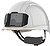 Capacete de segurança EVOLite® com porta-crachá, ventilado, fecho de cremalheira JSAJB173 - imagem 2