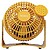 Ventoinha de Mesa 14W Ø10cm Amarelo VELCFANAM1-Y - imagem 2