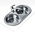 Lava Louça Teka - DR 80 2C - Inox : Medida Externa: 840X440MM - Aplicação: Encastrar - Móveis 80CM - Inox - imagem 2