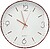 Relogio q-connect de parede metalico redondo 30,5 cm movimento silencioso cor rosa dourado Relogio q-connect de parede metalico redondo 30,5 cm movimento silencioso cor rosa dourado KF16950 - imagem 2
