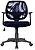 Cadeira de Escritorio Q-Connect Encosto Medio Regulavel em Altura 870+120MM Altura 550MM Largura 590MM Profundidade Tec KF19014 - imagem 2