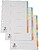 Separadores de Cartolina, Q-Connect, A4, 5 Separadores KF-34028 - imagem 2