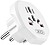Tomada de Parede Universal XO - Proteção Infantil - 250V - 10Amp - 2500W - 58,2x55,6x49,4mm - Cor Branca XOWL23 - imagem 2