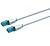 Cabo de Rede RJ45 UTP Vention VAP-A10-S500 Cat.5e/ 5m/ Azul e Preto - imagem 2