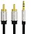 Cabo de Ligação Estéreo Vention Jack 3.5 Macho para 2x RCA Macho - 2m - Cor Preta - imagem 2