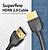 Cabo HDMI Macho a Macho Vention 2.0 4K Portátil - 0,5m - Preto - imagem 2