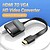 Conversor de Cabo Vention HDMI Macho para VGA Fêmea com Conector Jack 3,5mm - 0,15m - Cor Preta - imagem 2
