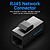 Adaptador Conector RJ45 VDD-B07-B Cat5e UTP/ RJ45 Fêmea - RJ45 Fêmea/ Preto - imagem 2