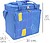 Bolsa Térmica Porta Alimentos 15 Litros Forro Interior PEVA, Com Espuma Isolante, Cor Azul Bolsa Térmica 15 Litros Cor Azul - imagem 2