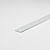 Perfil Bricolage Chapa de Alumínio Prateada 1000 x 20 x 2 mm 85932 - imagem 2