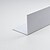 Perfil Esquina Bricolage PVC Branco Acetinado 1000 x 10 x 10 mm 85768 - imagem 2