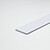 Perfil Bricolagem Chapa PVC Branco Acetinado 1000 x 30 x 3 mm 85928 - imagem 2