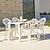 Mesa Oval Cancún, Cor Branca, para Exterior, 140 x 80 x 73 cm 70209 - imagem 2
