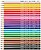 Pacote Milan de 24 Lápis Triangulares Aquareláveis + Pincel - Grafite 2.9mm - Traço Uniforme - Resistente à Rutura - Cores Sortidas 0742324 - imagem 2