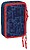 Safta Spider-Man Estojo de 3 Compartimentos - 37 Peças - 1,3L - Borracha - Lápis - Canetas - Afia-lápis - Réguas - 16 Cores - 14 Marcadores - 125x55x195mm - Cor Azul Marinho 412643857 - imagem 2