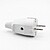 Clavija 2P+T Schuko 16A 250V~, Salida Recta, Blanca G-40099 - imagem 2