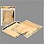 Bolsa com 1 Bandeja Retangular com Renda de Ouro 31x38cm G-77185 - imagem 2