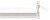 Barra Armário Ovalada Metal Branco 100CM Cintacor - Storplanet G-68367 - imagem 2