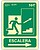 Sinal de Evacuación “Escalera” Sup Dch Clase B (PVC 0.7MM) 22.4X30CM 08960 - imagem 2