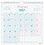 Finocam Chic Calendário de Parede - Anual 2027 - Vista Mensal - 300x300mm - Espiral Dupla - Papel de 120g/m2 - Espaço para Escrever - Cor Turquesa 787005827 - imagem 2