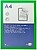Moldura porta anuncios liderpapel magnetica din a4 suporte adesivo removivel cor verde Moldura porta anuncios liderpapel magnetica din a4 suporte adesivo removivel cor verde MA05 - imagem 2