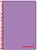 Caderno Espiral Liderpapel A4 Micro Wonder Capa Plastico 120F 90 GR Quadricula 5 MM 5 Bandas 4 Furos Violeta BA19 - imagem 2