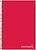 Cuaderno Espiral Liderpapel A4 Micro Jolly Tapa Forrada 140H 75 GR Cuadro 5MM 5 Bandas 4 Taladros Color Rojo BA50 - imagem 2