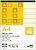 Bloco de Notas Liderpapel Colado Din A4 50 F Pautado Amarelo : Venda Multiplos 10 - imagem 2