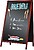 Quadro Preto Liderpapel Cavalete Dupla Face de Madeira com Superficie para Marcadores 75X135 CM PZ08 - imagem 2