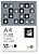 Papel Quimico Liderpapel Film Preto Formato A-4 Caixa de 100 Folhas NR02 - imagem 2