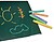 Pizarra Liderpapel Rollo Adesivo 45X200 CM para Giz Color Verde 08618 - imagem 2