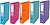12 x Pasta de arquivo de alavanca liderpapel documenta pvc folio lombada 52 mm cores sortidas trending branco, laranja, celes Pasta de arquivo de alavanca liderpapel documenta pvc folio lombada 52 mm cores sortidas trending branco, laranja, celes AY43 - imagem 2