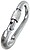 Mosquetão Bombeiro com Segurança, MSQ02, Aço Galvanizado, 9 x 90 mm G-86049 - imagem 2