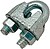 Suporte de Cabo DIN-741 SJT01, Aço Galvanizado, M8 3/8”. 2 unidades G-86066 - imagem 2