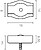 Suporte de Cabo Plano Simples SJT03, 2 mm, Galvanizado, Blister 2 un 86354 - imagem 2