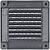 Grade de Ventilação Quadrada com Tampões e Mosquiteiro 100x100x7mm ABS Cinza G-87701 - imagem 2