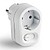 Adaptador 1 Tomada 2P+T Schuko com Interruptor IP20 Branco, Blister 40939 - imagem 2