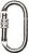 Mosquetão safetop de rosca aço com abertura 19 mm Mosquetão safetop de rosca aço com abertura 19 mm 80112J - imagem 2