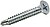 Caixa S 10 unid. Parafuso Rosca Chapa CP Autoperfurante Cinc 4,8x32mm FADIX G-18141 - imagem 2