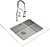 Lava Louça Teka - BE Linea RS15 50.40 - Inox : Medidas Externas (Pxl) 440X540MM - Aplicação sob Tampo - Móveis: 60CM - Inox - imagem 2