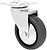 Rueda Mobiliario Emily, Sin Freno, Goma Gris, Placa 46 x 46 mm, Ø50 mm G-87153 - imagem 2