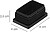 Ponteira Plástico Rectangular Interior. Cor Preta 60x40 mm Bolsa 100 Unidades. Ponteira Plástico Rectangular Interior. Cor Preta 60x40 mm Bolsa 100 Unidades - imagem 2