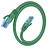 Cabo de Rede Aisens RJ45 Cat.6 UTP AWG26 CCA - 5,0m - Verde - imagem 2