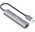 Hub USB Aisens ASUC-4P035-GR/ 1xUSB Tipo-C/ 2xUSB/ 1xRJ45/ Cinzento - imagem 2