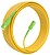 Aisens Cabo Fibra Ótica Patch Cord G657A2 3.0 9/125 SMF Simplex CPR Dca LSZH - SC/APC-SC/APC - 15M - Cor Amarelo A152-0985 - imagem 2