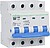Disjuntor - Corrente nominal 40A - 4 pólos (instalações trifásicas) - Curva de tipo C - Para calha DIN - Em conformidade com a norma IEC/EN 60898-1 BX7B-63N-40A-4P - imagem 2