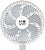 Ventilador de Mesa Portátil Oscilante Muvip 12W 19cm de Diâmetro - 4 Velocidades - Oscilante até 70º - Ângulo Ajustável até 90º - Autonomia até 11h - Cor Branca MV0551 - imagem 2
