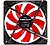 Ventilador Caixa Nox Cool Fan LED 120MM Preto LED Vermelho NXCFAN120LR - imagem 2